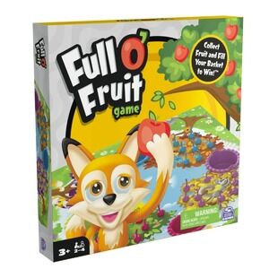 Spin Master Full O‎ Fruit Board Game Preschool Educational Counting Game Ages 3+